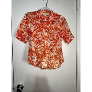 Jones New York Sport Woman Shirt Button Size Petite Small